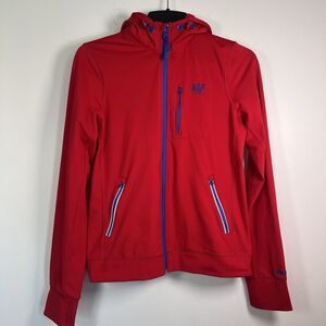 Abercrombie & Fitch Men's Active Muscle Jacket Hoodie Red Size S